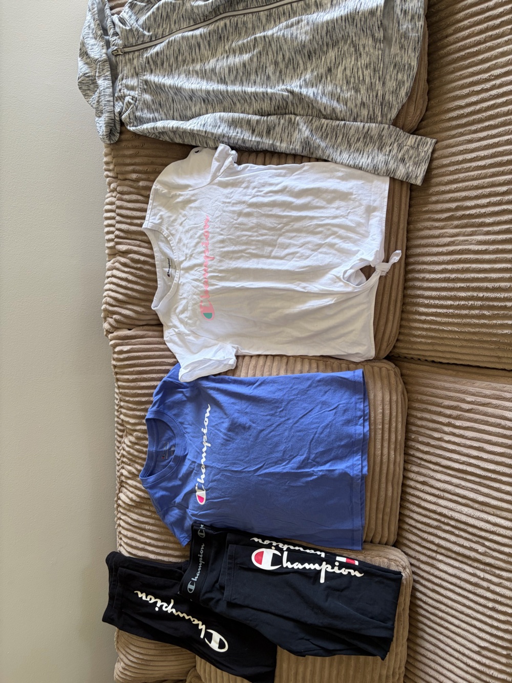Champion Kids' Logo Tee - White LOT